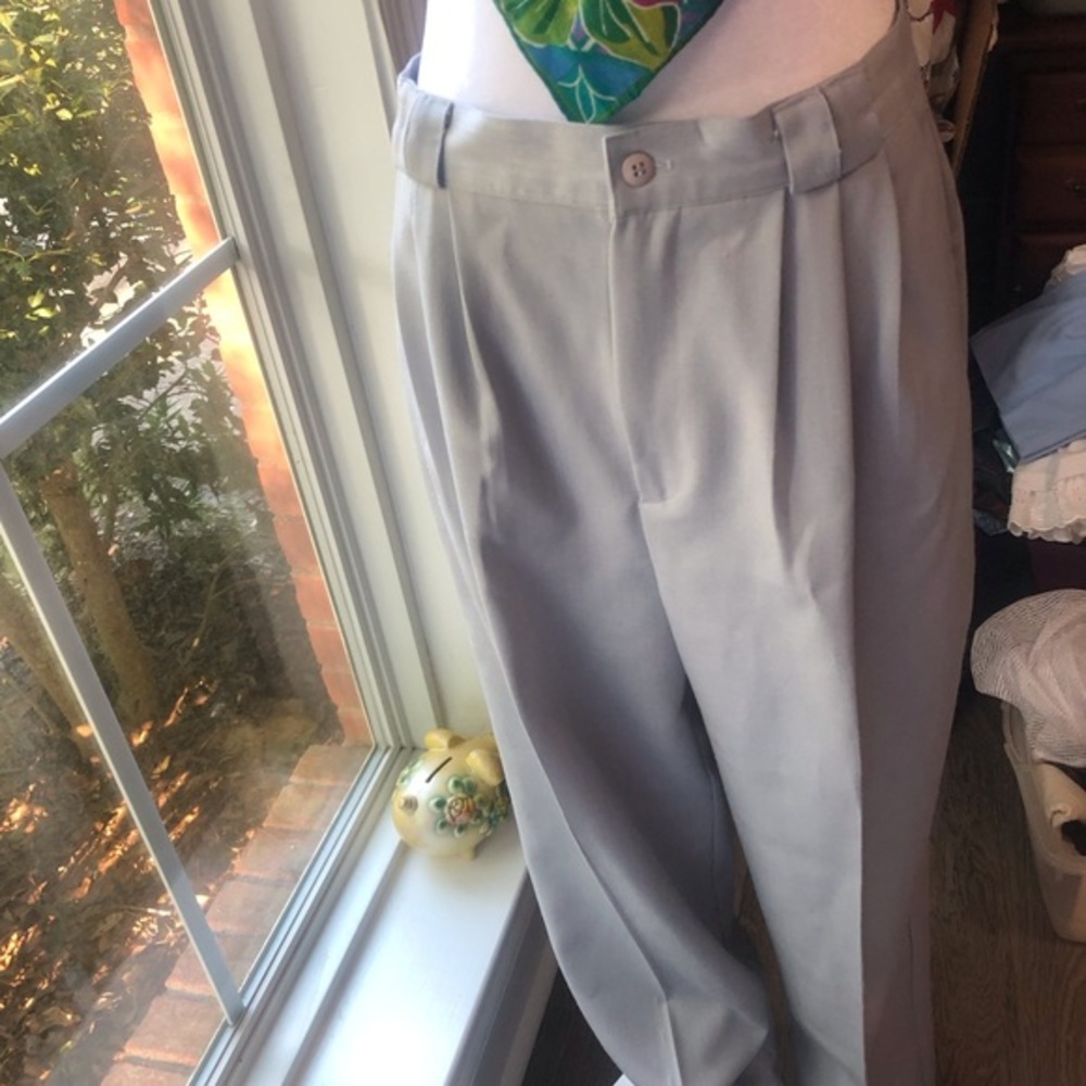 Vintage Pleated Front Dress Pants Trousers Stringbean Brand Size 13 Made in USA